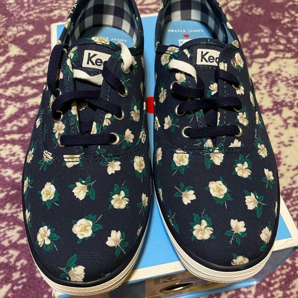 Summer Vibes!  KEDS ❤️ DRAPER JAMES MAGNOLIA NAVY NWB 8 - Picture 4 of 10